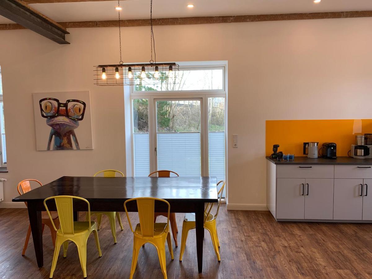 Altes Bahnhofsvorsteherhaus Wohnung Unten Husum  Luaran gambar