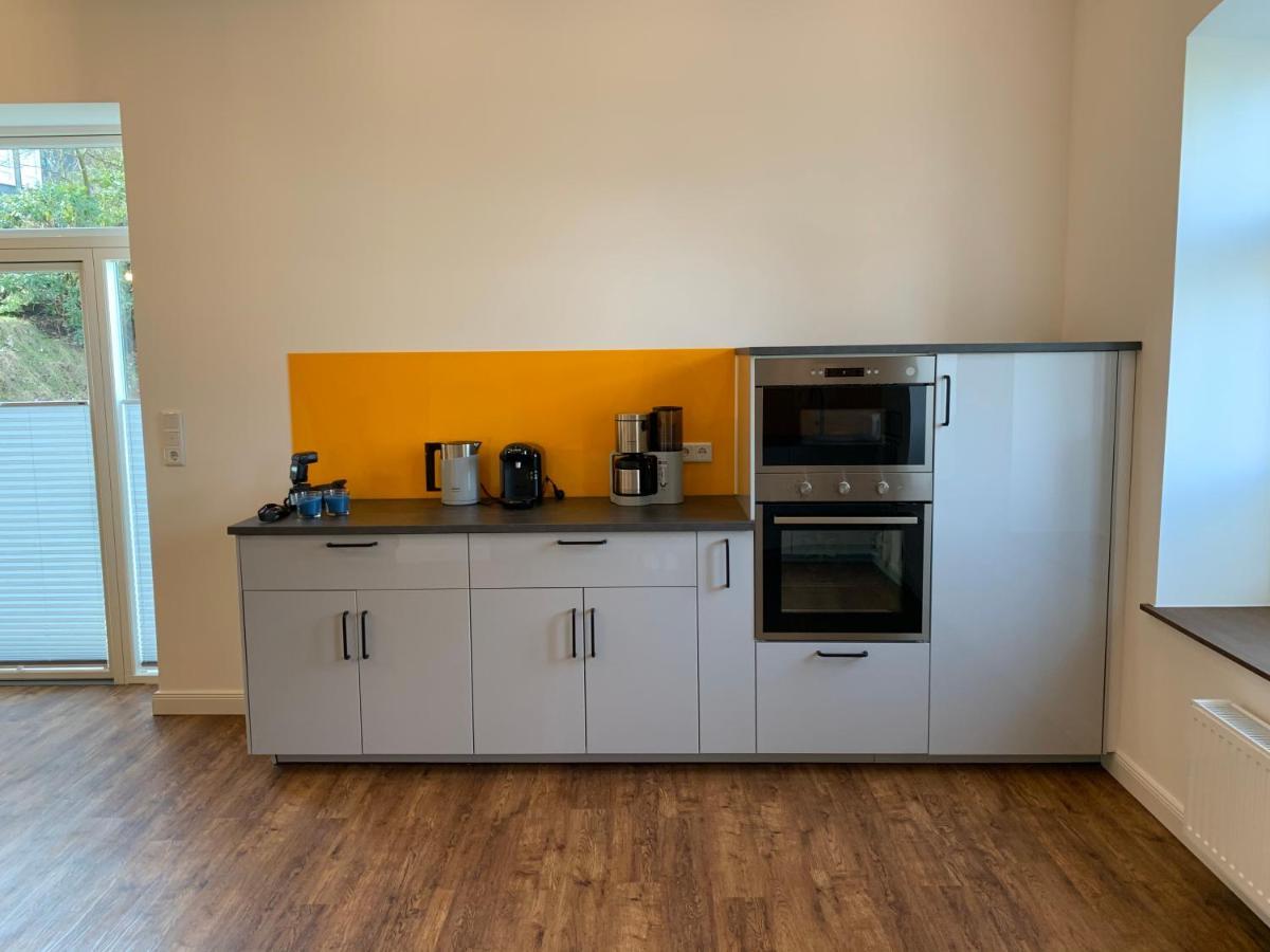 Altes Bahnhofsvorsteherhaus Wohnung Unten Husum  Luaran gambar